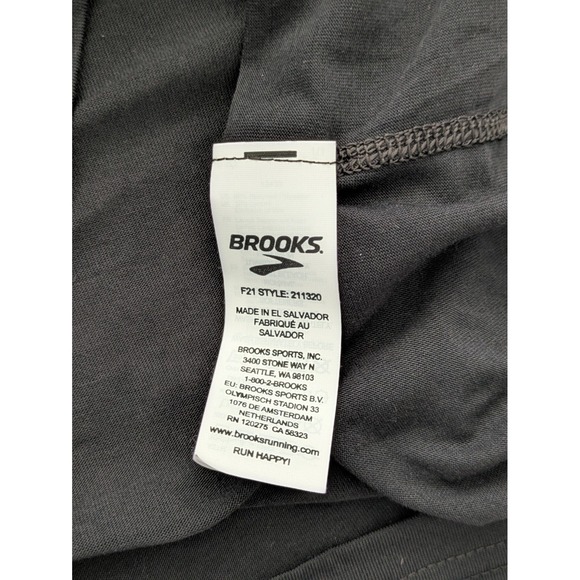 Brooks Distance Graphic Tee Shirt Black Run Hoppy Beer‎ Can Deschutes Brewery M - Picture 5 of 7